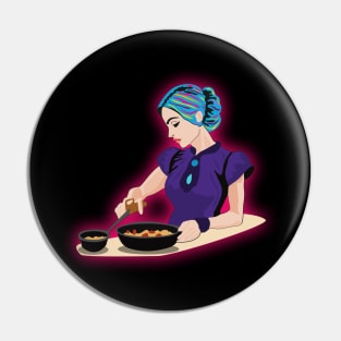 Women chef Pin