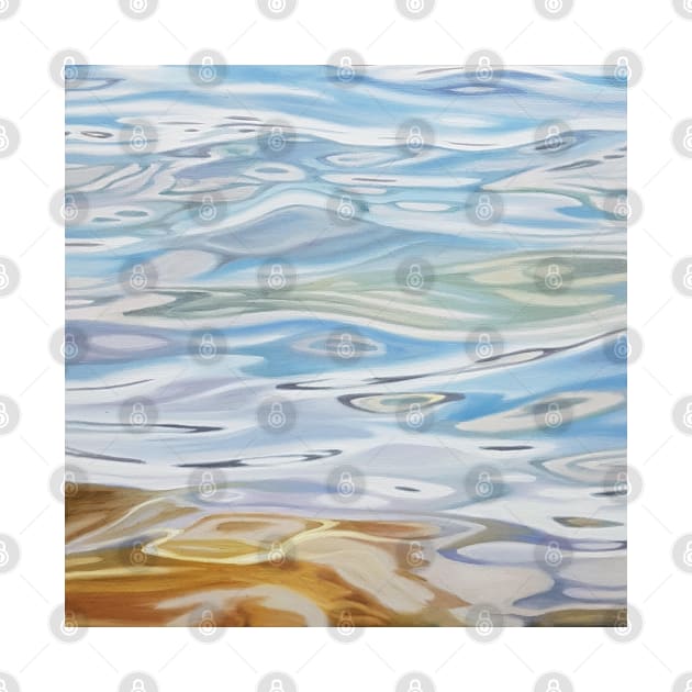 Meander - water painting by EmilyBickell