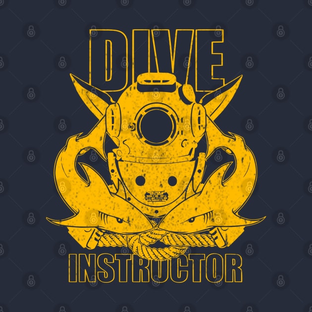 Blue & Gold Dive Instructor by TCP