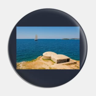 World War 2 Bunker in Rovinj, Croatia Pin