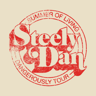 Retro Grunge-Style Steely Dan T-Shirt