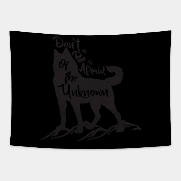 Wolf Unknown Tapestry by BrillianD