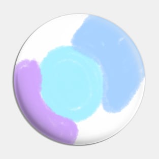 Blue purple watercolor art Pin