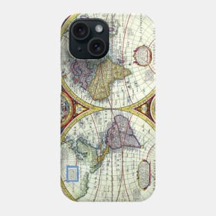 John Speed - Accurate Map of the World 1627 -  Ancient Worlds Phone Case