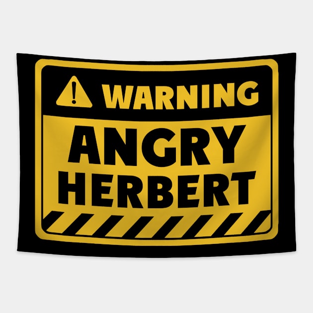 Angry Herbert Tapestry by EriEri