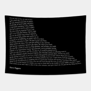 Dave Eggers Quotes Tapestry