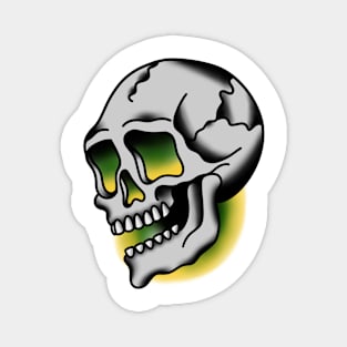 Glowing Spooky Skull Magnet