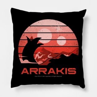 Retro Sunset Arrakis Pillow