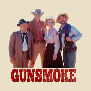 Gunsmoke - Group Shot - Classic Tv Western T-Shirt