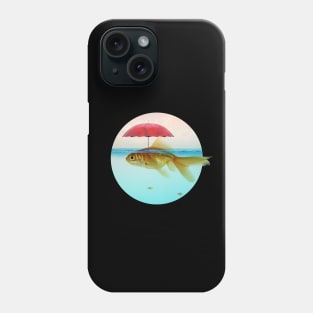 Goldfish Red Umbrella Phone Case