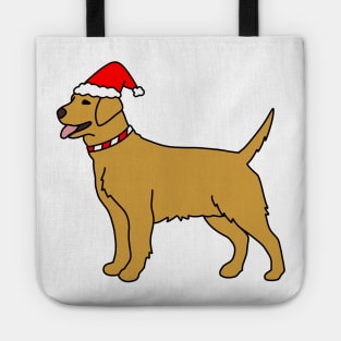 Christmas Golden Retriever Tote