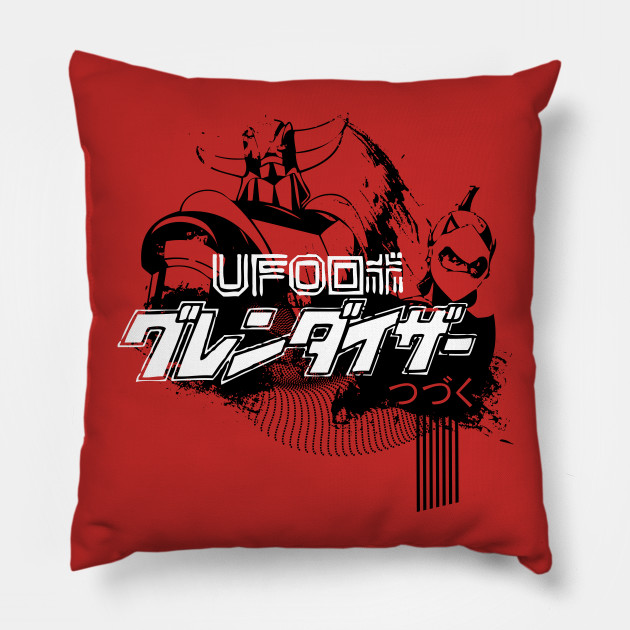 Goldrake Ufo Robot Goldrake Pillow Teepublic