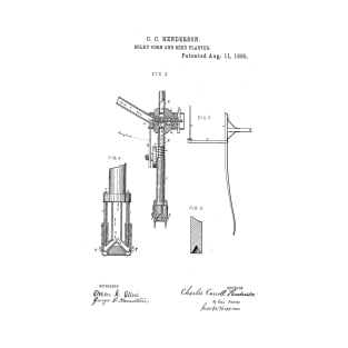 Bulk Corn and Seed Planter Vintage Patent Hand Drawing T-Shirt