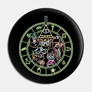 Gravity Falls neon Pin