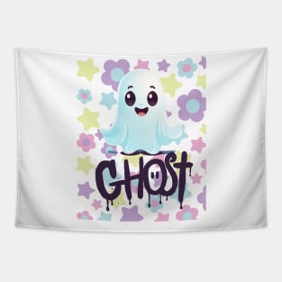 ghost flower star Tapestry