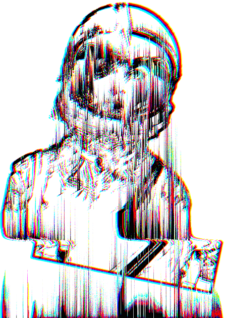 Glitch Aesthetic #2 Spacegirl Astronaut ∆∆∆ Kids T-Shirt by DankFutura