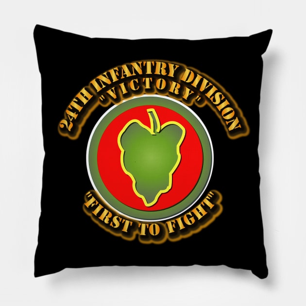 24th Infantry Division Pillow by twix123844