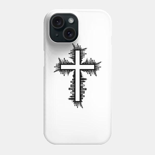 Christian Cross Merch | Jesus Christ | Newest Easter Cross Phone Case by Isdinval