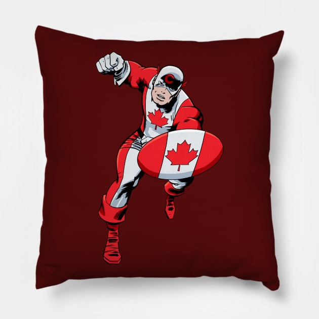 Captain Canada Pillow by ThirteenthFloor