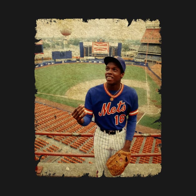 Dwight Gooden in New York Mets by SOEKAMPTI