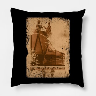 Eddie, Lena, and Chico Iconic Characters from Piano Player on Tees Pillow