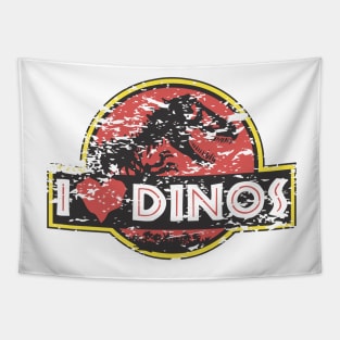 I Heart Dinos Tapestry