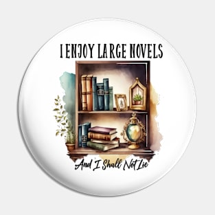 Big Book Lover Pin