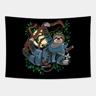 Sloth Ninja Tapestry