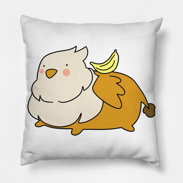 Banana Griffin Pillow by saradaboru