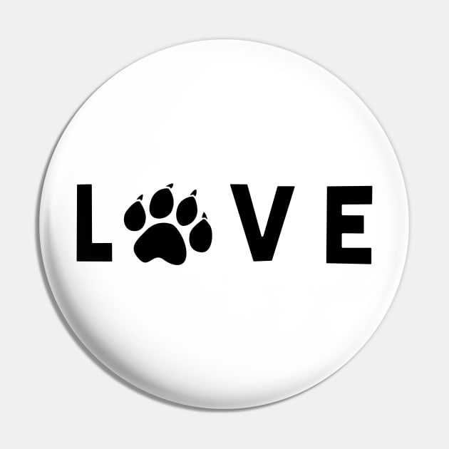 Love Dogs Pin by SillyShirts