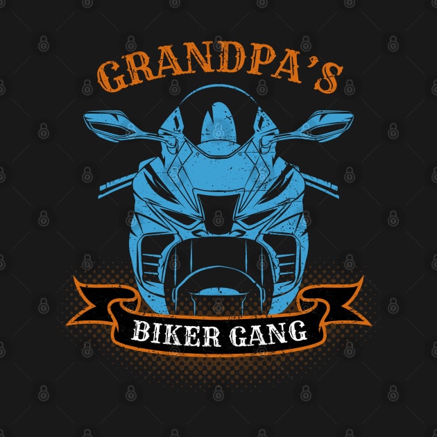 Grandpa's Biker Gang Father's Day by DwiRetnoArt99