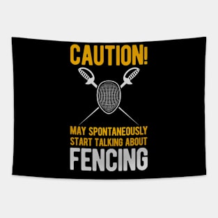 Funny Fencing Tapestry