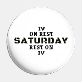 Jewish day of rest Pin