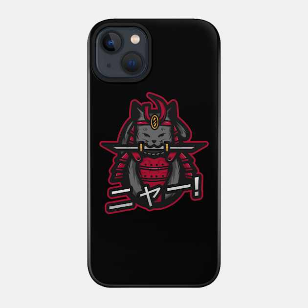 Nya Neko Ronin Samurai ニャー - Ronin - Phone Case