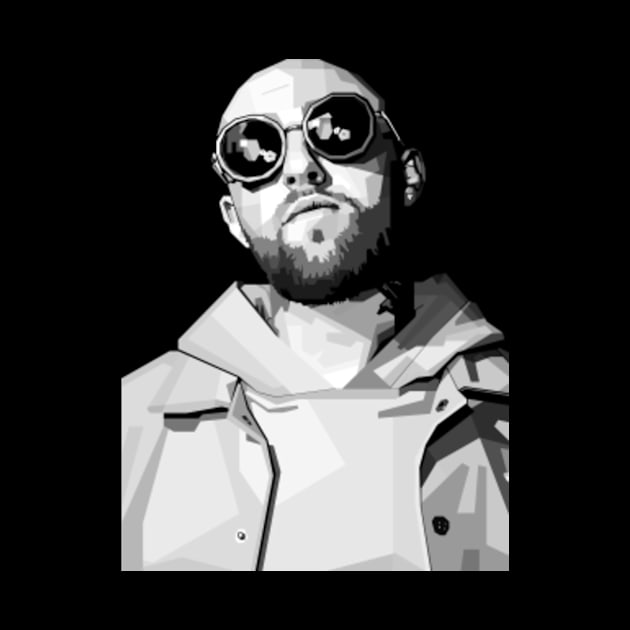 Mac Miller Pop Art by Sakent