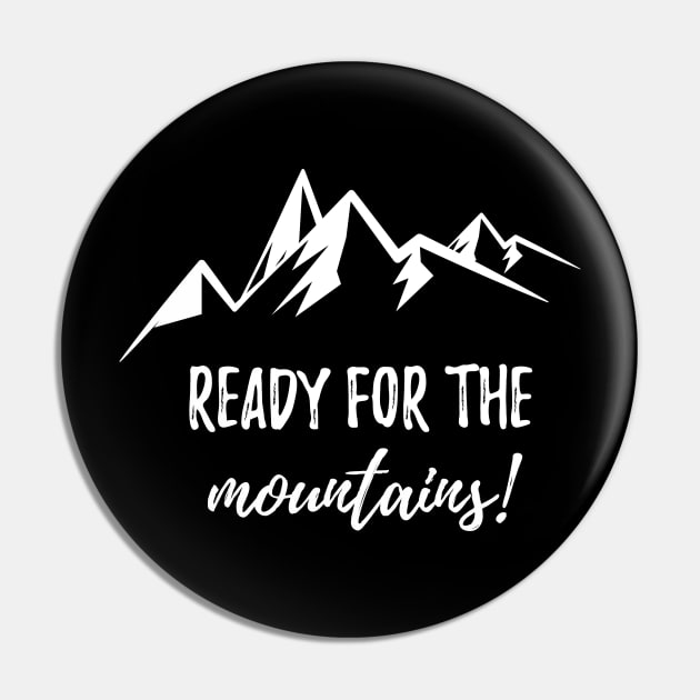 Mountains Hiking Pin by Johnny_Sk3tch