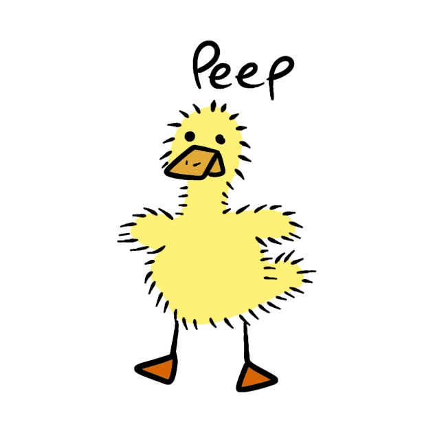 Peep Fuzzy Duckling by saradaboru
