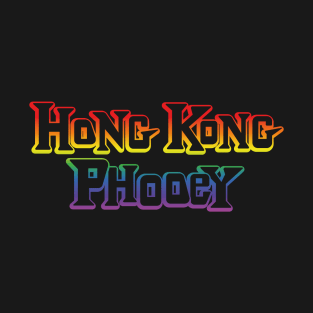 Hong Kong Phooey Titles (rainbow effect) T-Shirt