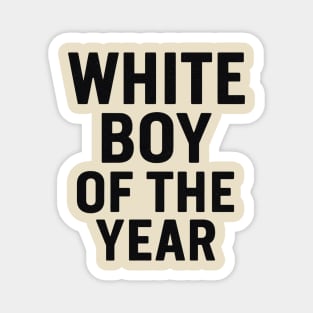 White Boy of the Year – Distressed Vintage Magnet