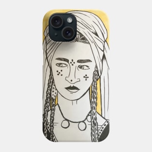 Tuareg African woman Phone Case