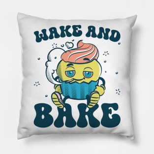 Wake and Bake Cookies Funny Gift For Boys Girl Kids Pillow