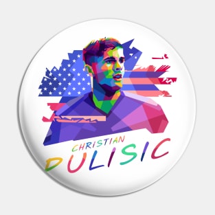 CHRISTIAN PULISIC WPAP Pin