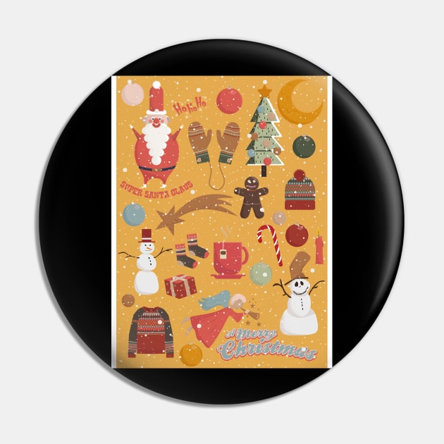 Cute Christmas Postcards - Cute Christmas Illustration - christmas cookies illustration Pin by Boogosh