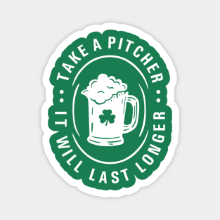 Take a Pitcher - St Patrick Day Magnet