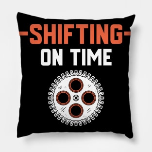 Shift On Time, Cyclist Pillow