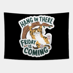 Hang In There Kitty. Tapestry