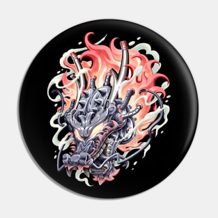 Dragon Steam Pin