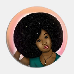 black women glow differently digital art Pin