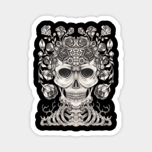 Fantasy surreal skull. Magnet