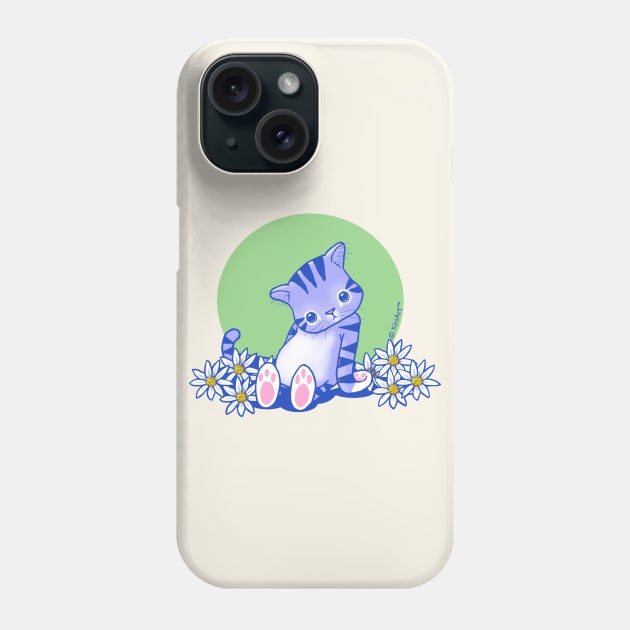 Yittle Kitty by KiniArt Phone Case by KiniArt